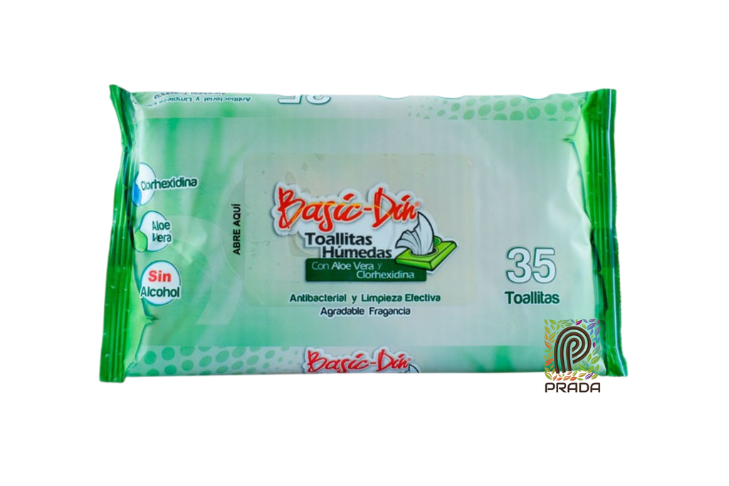 TOALLAS HUMEDAS BASIC DIN  X 100 UND {M}