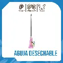 AGUJA DESECHABLE  18G x 1 ½" {M}