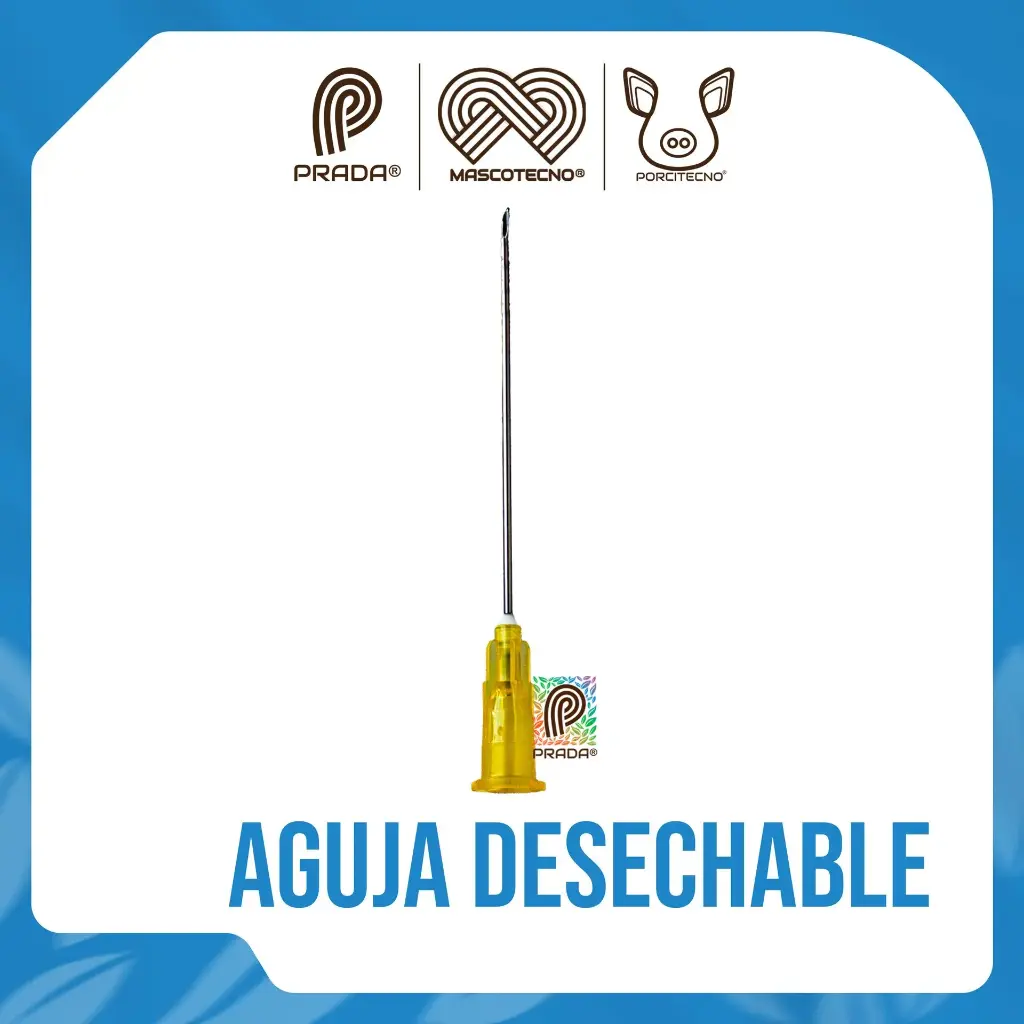 [7-1401-0118] AGUJA DESECHABLE  20 GR X 1 ½"