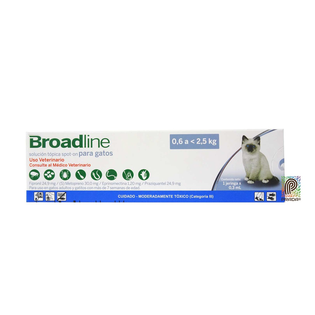 BROADLINE CAT SMALL TOPICO 0.6 A 2.5KG