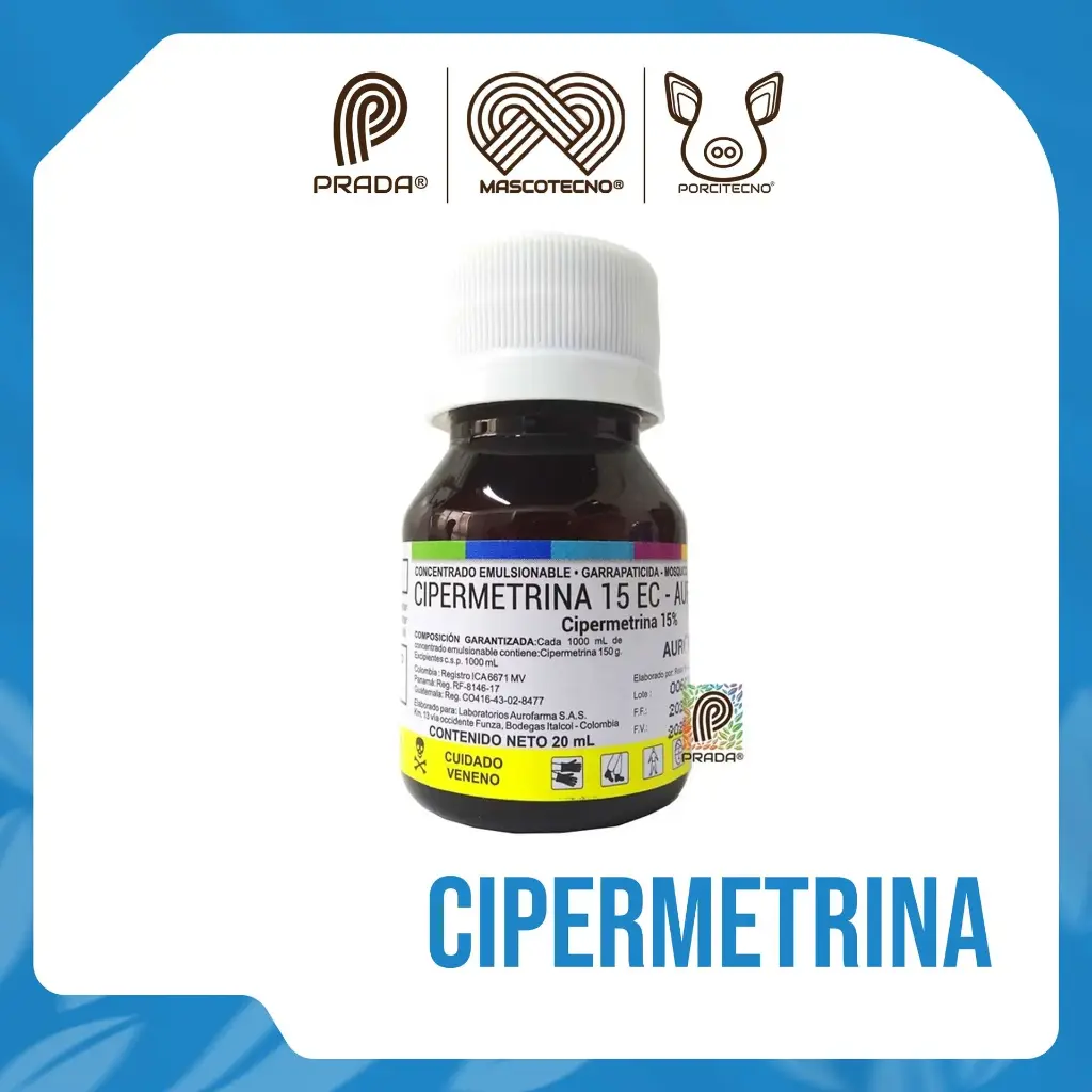 CIPERMETRINA 15 EC X 20 ML
