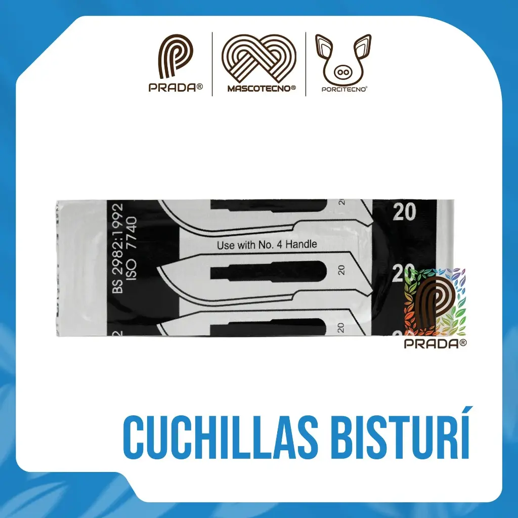 [7-0106-0370] CUCHILLAS PARA BISTURI # 20