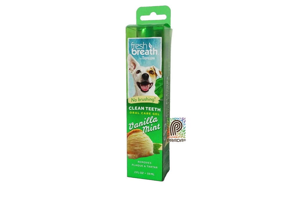 GEL DENTAL PERROS X 2 OZ (VAINILLA) - CLEAN TEETH - TROPICLEAN
