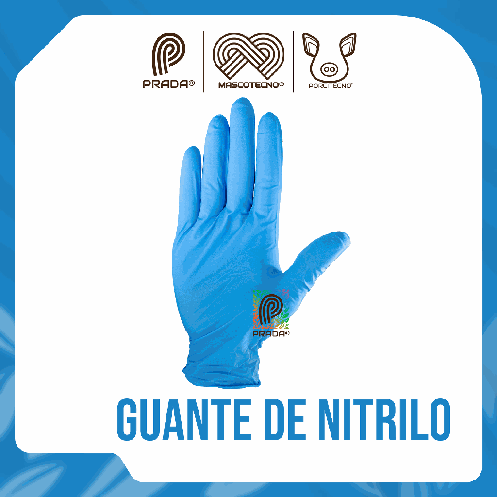 [7-1401-0605] GUANTE NITRILO NDEX CAJA X 100 UND TALLA L