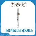 JERINGA DESECHABLE X 1 ML CON AGUJA 27 GR X ½"