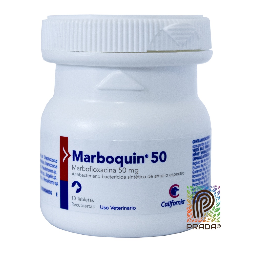 MARBOQUIN 50 MG X 10 TAB