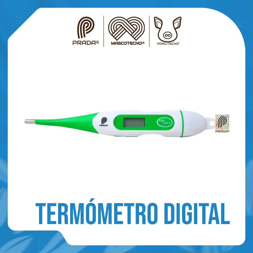 TERMOMETRO DIGITAL FLEXIBLE VETERINARIO TIPO CPM [81232]