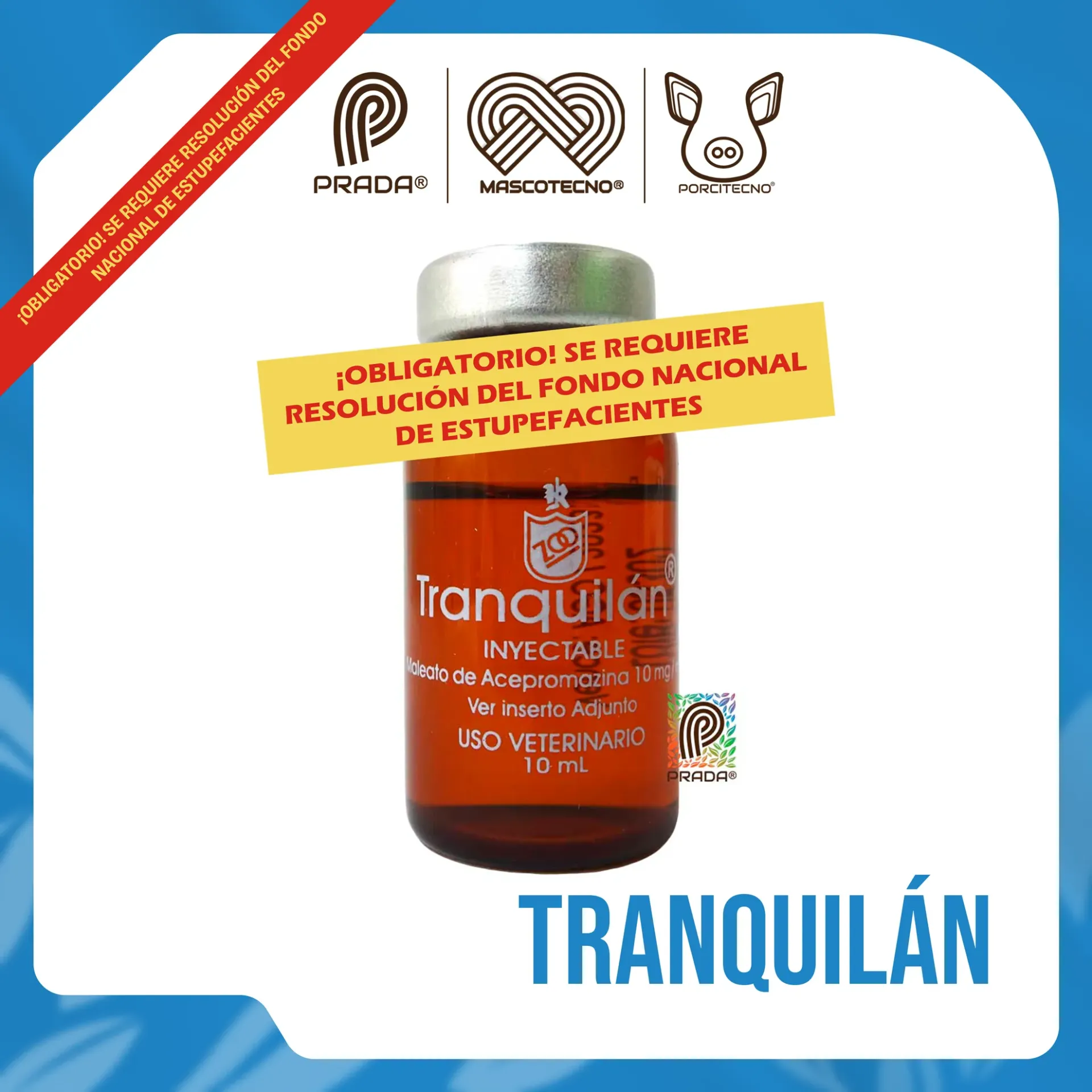 TRANQUILAN INY X 10 ML