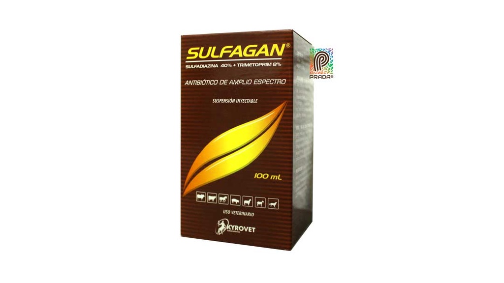 SULFAGAN INY X 100 ML