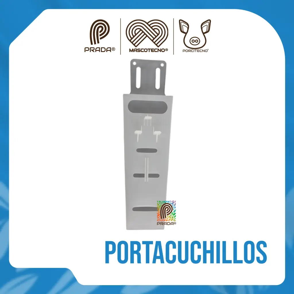 [4-0020-0847] PORTA CUCHILLO PLASTICO TRANSPARENTE {M}