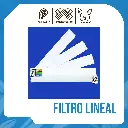 FILTRO LINEAL 2" X 100 UND