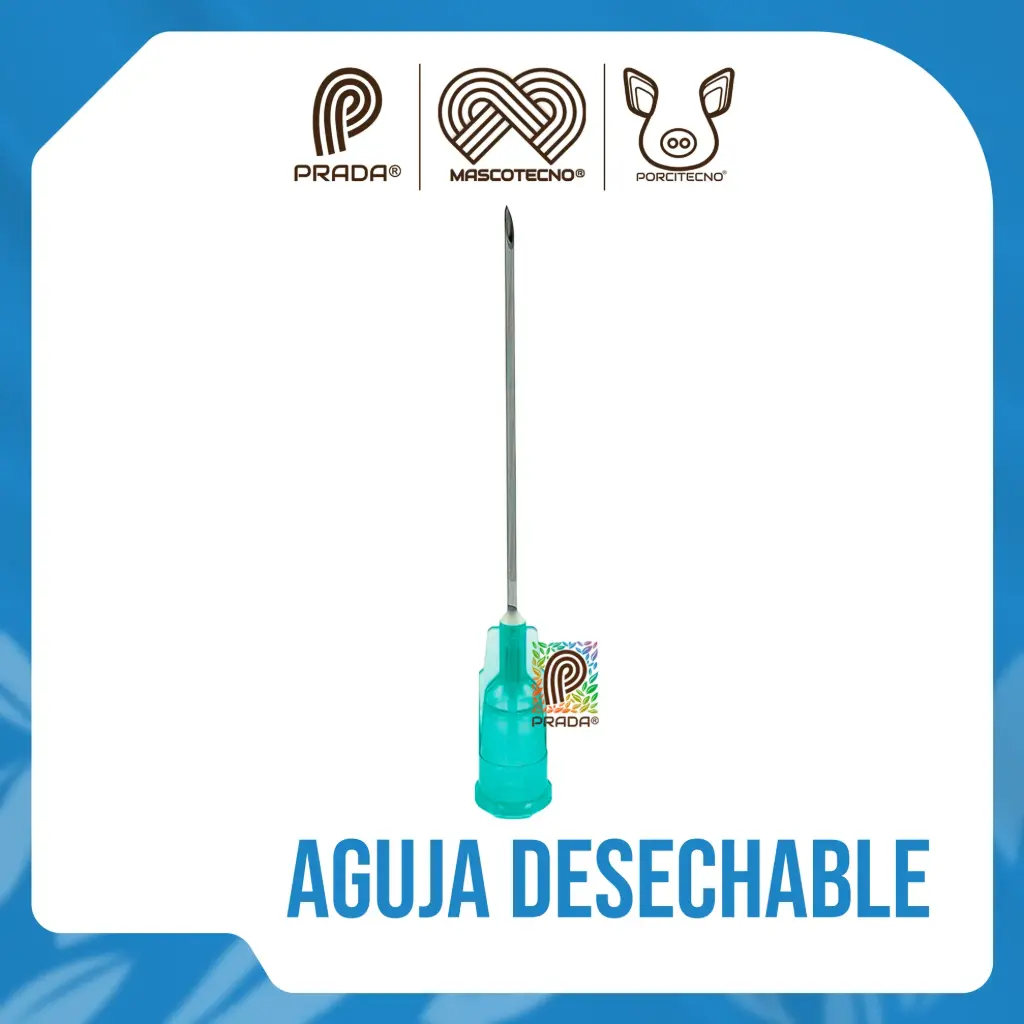 AGUJA DESECHABLE  21G x 1 ½" {M}
