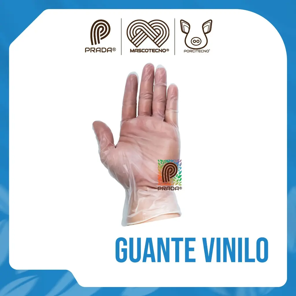 [7-1401-0610] GUANTE VINILO CAJA X 100 UND TALLA L