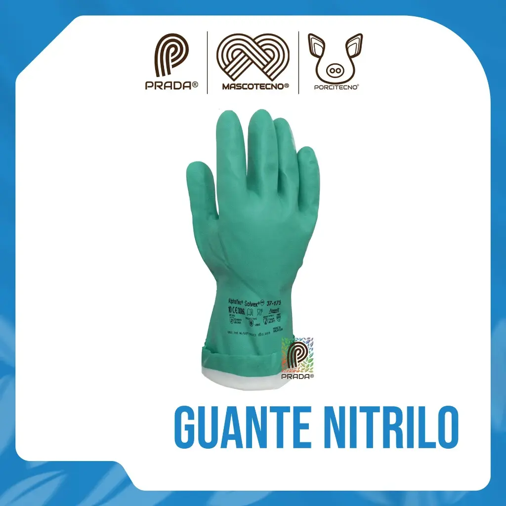 [7-1401-0608] GUANTE NITRILO SOLVEX-ANSELL 37175 TALLA 10