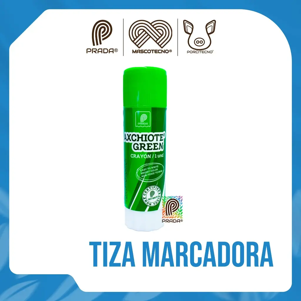 TIZA MARCADORA AXCHIOTE® VERDE (CRAYON)