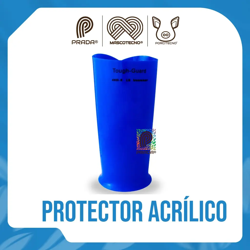 PROTECTOR DE ANTEBRAZO EN ACRILICO SEGURIDAD INDUSTRIAL TALLA XL COLOR AZUL