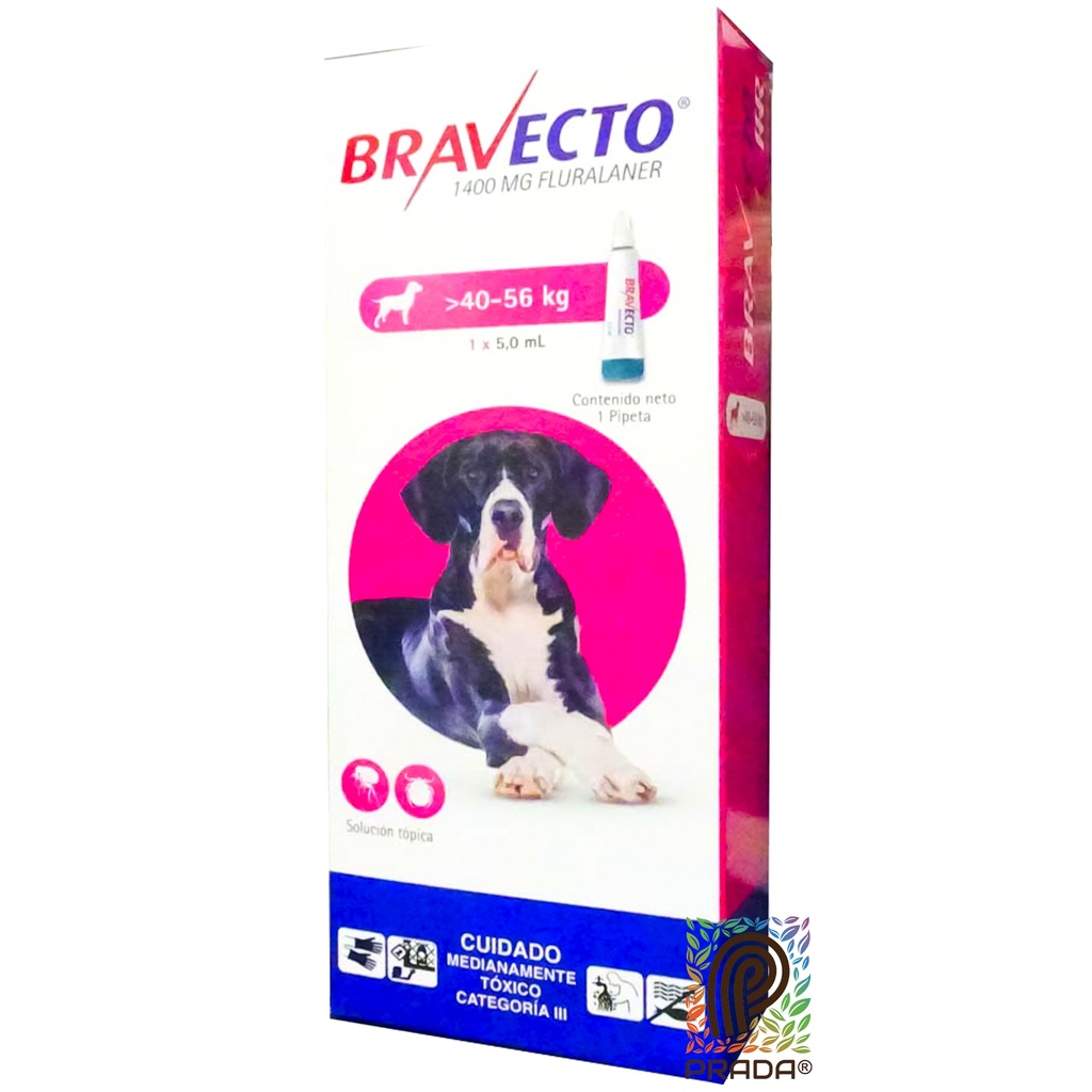 BRAVECTO SPOT ON DOG 1400 MG (40 - 56K) PIPETA