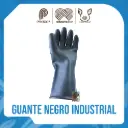 GUANTE NEGRO INDUSTRIAL CALIBRE 35 T 10
