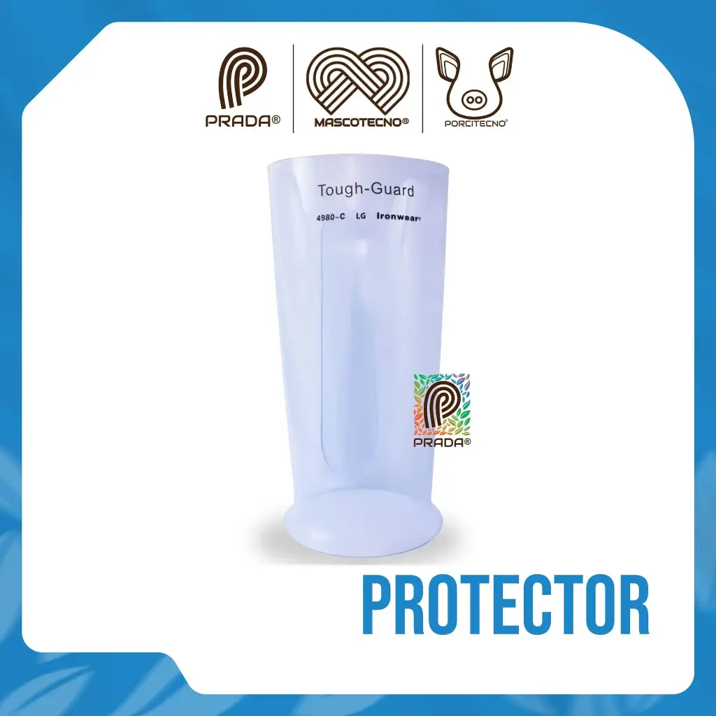 [7-1401-1127] PROTECTOR DE ANTEBRAZO EN ACRILICO SEGURIDAD INDUSTRIAL TALLA M TRANSPARENTE