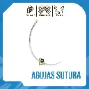 AGUJAS SUTURA CURVA MEDIANA X 12 UND