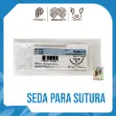 SEDA PARA SUTURA 3.0 CON AGUJA {M}
