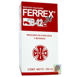 [7-0602-0522] FERREX B12 INY 200MG X 100 ML
