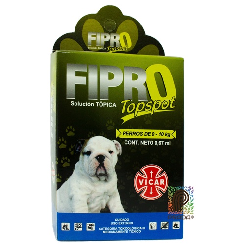 [7-0304-0531] FIPRO TOP SPOT 0.67ML (0 - 10 KG)