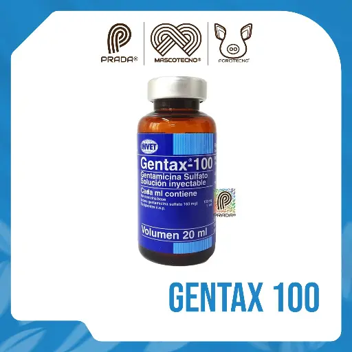 [7-0706-0584] GENTAX 100 INY X 20 ML