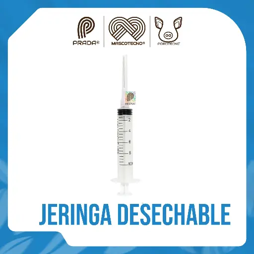 [7-1401-0641] JERINGA DESECHABLE x 10 ML CON AGUJA 18G x 1 ½" [44461]
