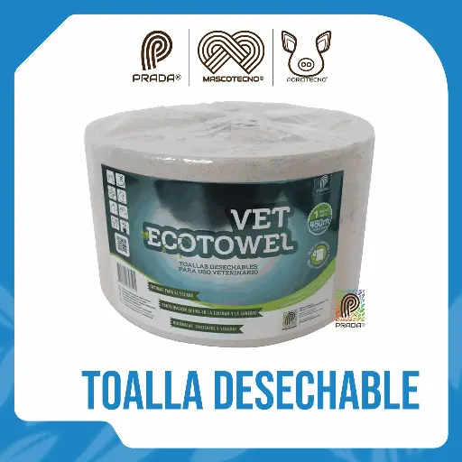 [8-0000-0028] 07747 TOALLA DESECHABLE VET ECOTOWEL 450M