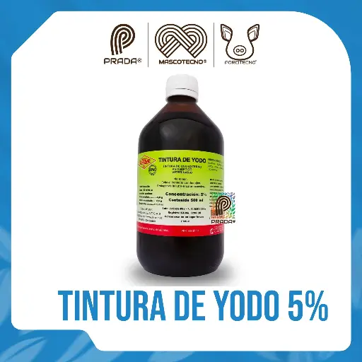[7-1205-0992] TINTURA DE YODO 5% X 500 ML {M}