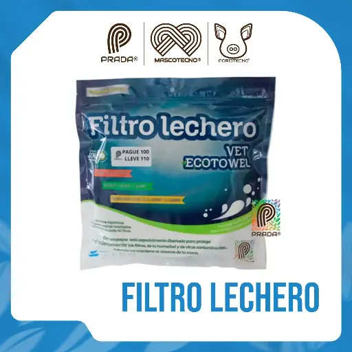 [6-0100-0054] FILTRO LECHERO VET ECOTOWEL X 100 UNID [07918]