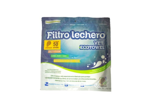 [6-0000-0523] Filtro lechero paquete x 50 unidades