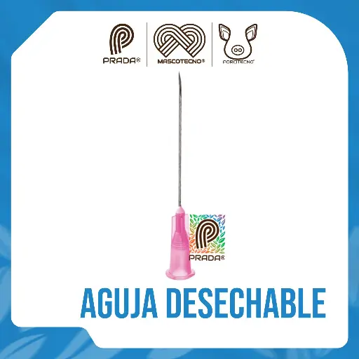 [7-1401-0026] 03960 Aguja desechable x 18G * 1/2"