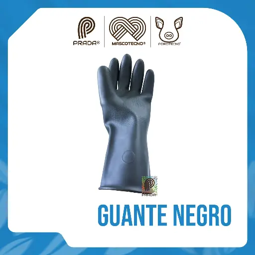 [7-1401-0598] Guante negro industrial calibre 25