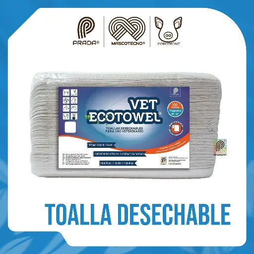 [6-0020-0994] TOALLA VETERINARIA DESECHABLE “EN Z” VET ECOTOWEL 150 UND