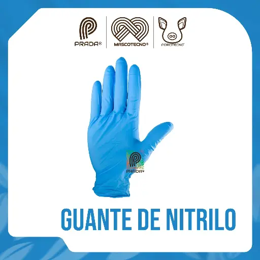 [7-1401-0607] GUANTE DE NITRILO AZUL TALLA M KENNEDY