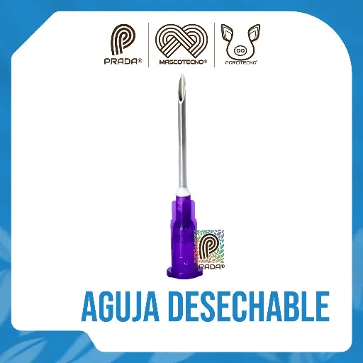 [7-1401-0130] AGUJA DESECHABLE  16G x 1"